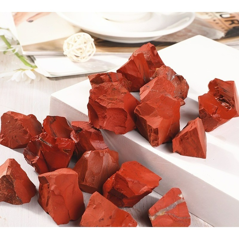 [水晶專賣24h出貨] 天然礦採 紅碧玉 擴香石 水晶擴香 水晶原礦 水晶香薰石 精油擴香 水晶 能量石 風水-細節圖4