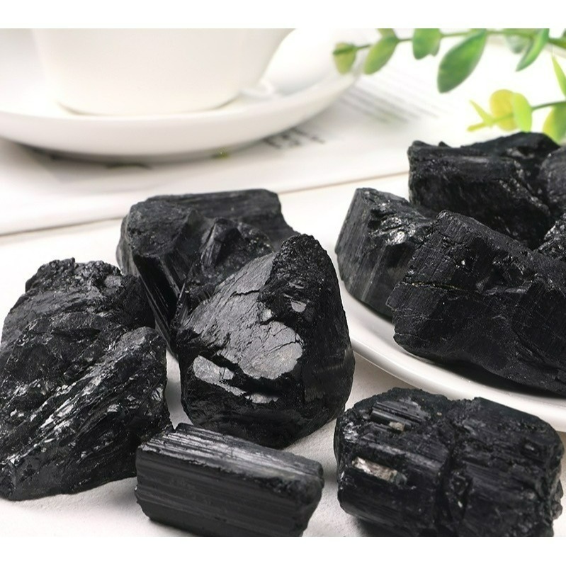 [水晶專賣24h出貨] 天然礦採 黑碧璽 黑電氣石 水晶原礦 擴香石 水晶擴香 水晶香薰石 精油擴香 水晶 能量石 風水-細節圖2