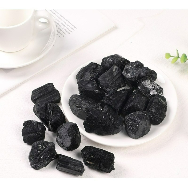 [水晶專賣24h出貨] 天然礦採 黑碧璽 黑電氣石 水晶原礦 擴香石 水晶擴香 水晶香薰石 精油擴香 水晶 能量石 風水-細節圖3