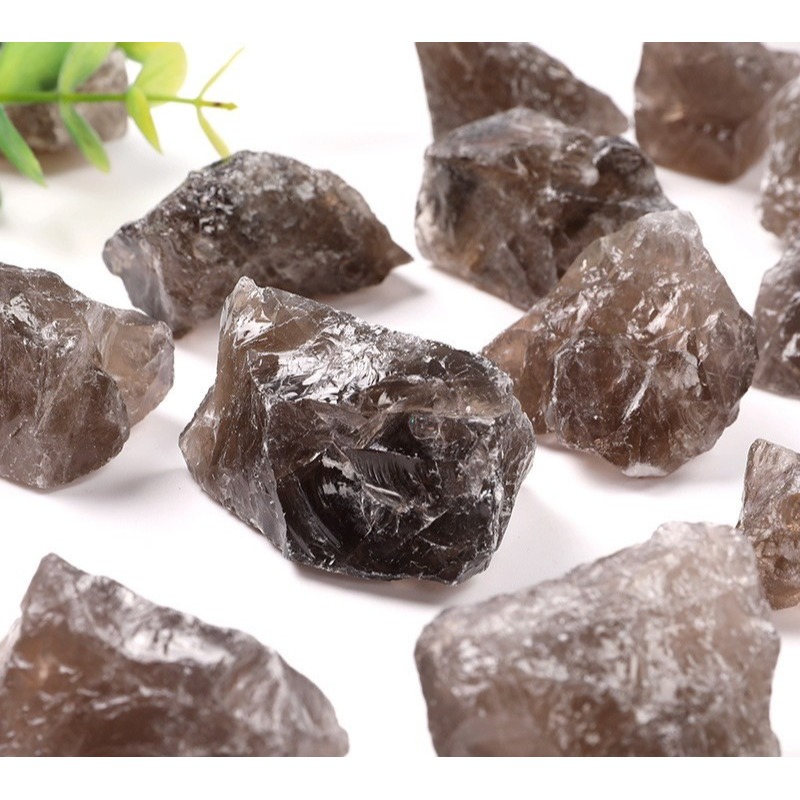 [水晶專賣24h出貨] 天然礦採 茶水晶 煙晶 擴香石 水晶擴香 水晶原礦 水晶香薰石 精油擴香 水晶 能量石 風水-細節圖2