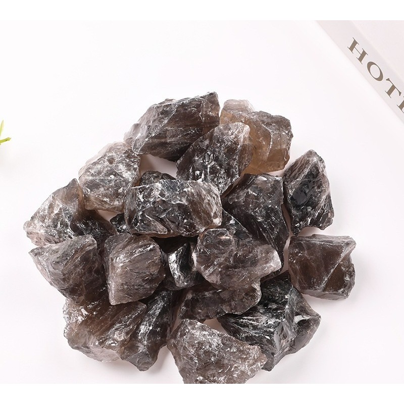 [水晶專賣24h出貨] 天然礦採 茶水晶 煙晶 擴香石 水晶擴香 水晶原礦 水晶香薰石 精油擴香 水晶 能量石 風水-細節圖3