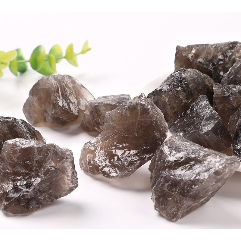 [水晶專賣24h出貨] 天然礦採 茶水晶 煙晶 擴香石 水晶擴香 水晶原礦 水晶香薰石 精油擴香 水晶 能量石 風水-細節圖4