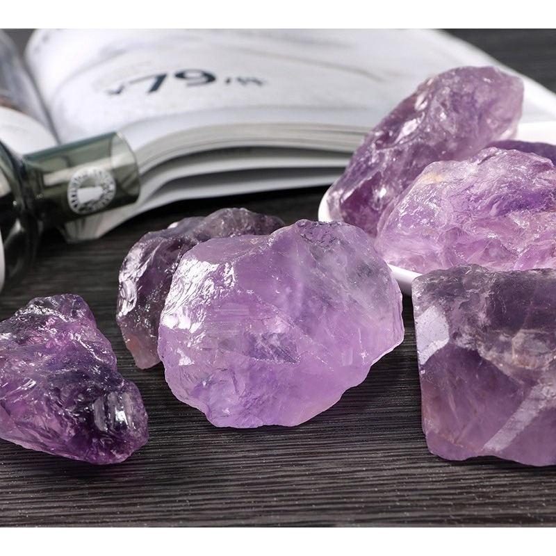 [水晶專賣24h出貨] 天然礦採 紫水晶 擴香石 水晶擴香 水晶香薰石 精油擴香 水晶 能量石 風水-細節圖3
