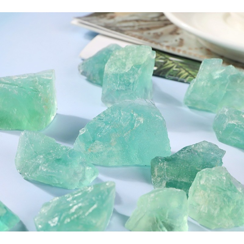 [水晶專賣24h出貨] 天然礦採 綠螢石 擴香石 水晶擴香 水晶香薰石 精油擴香 水晶 能量石 風水-細節圖3