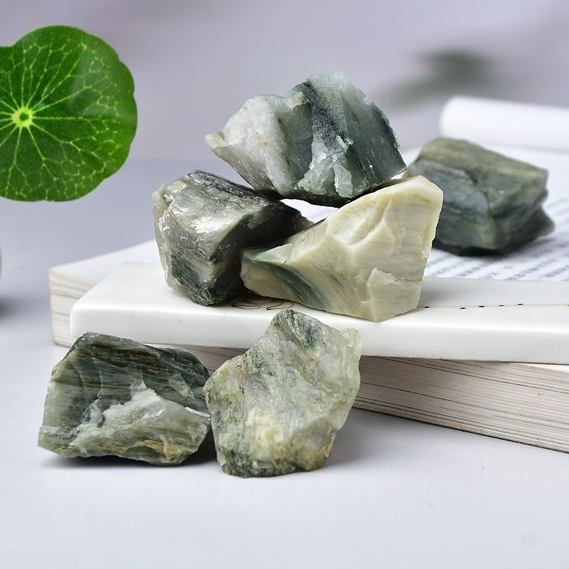 [水晶專賣24h出貨] 天然礦採 綠髮晶 水晶原礦 擴香石 水晶擴香 水晶香薰石 精油擴香 水晶 生日禮物 風水-細節圖4