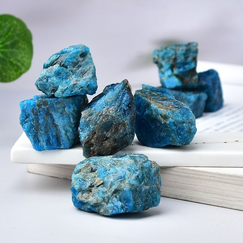 [水晶專賣24h出貨] 天然礦採 藍磷灰石 水晶原礦 擴香石 水晶擴香 水晶香薰石 精油擴香 水晶 生日禮物 風水-細節圖2