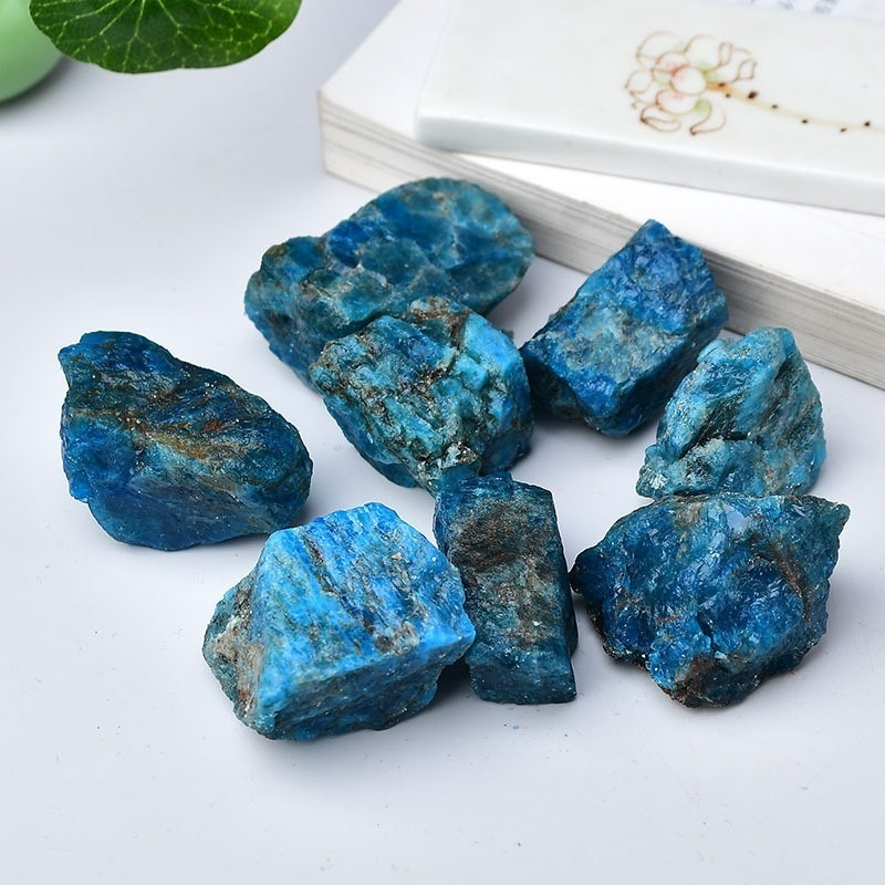 [水晶專賣24h出貨] 天然礦採 藍磷灰石 水晶原礦 擴香石 水晶擴香 水晶香薰石 精油擴香 水晶 生日禮物 風水-細節圖3