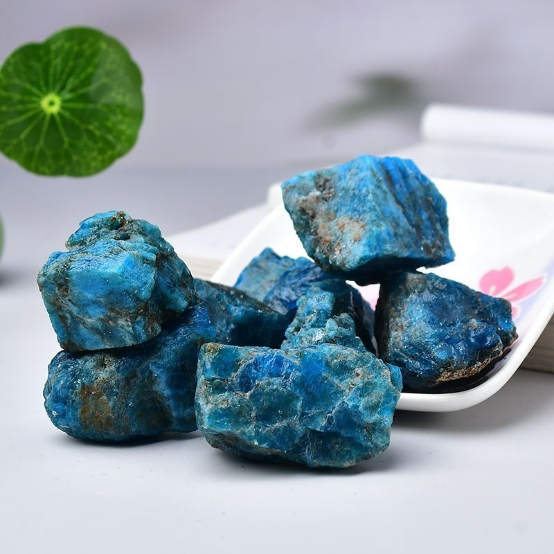 [水晶專賣24h出貨] 天然礦採 藍磷灰石 水晶原礦 擴香石 水晶擴香 水晶香薰石 精油擴香 水晶 生日禮物 風水-細節圖4