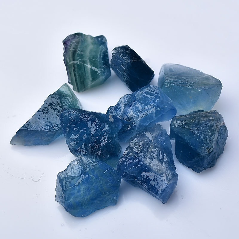 [水晶專賣24h出貨] 天然礦採  藍螢石 水晶原礦 螢石 擴香石 水晶擴香 水晶香薰石 精油擴香 水晶 生日禮物 風水-細節圖5