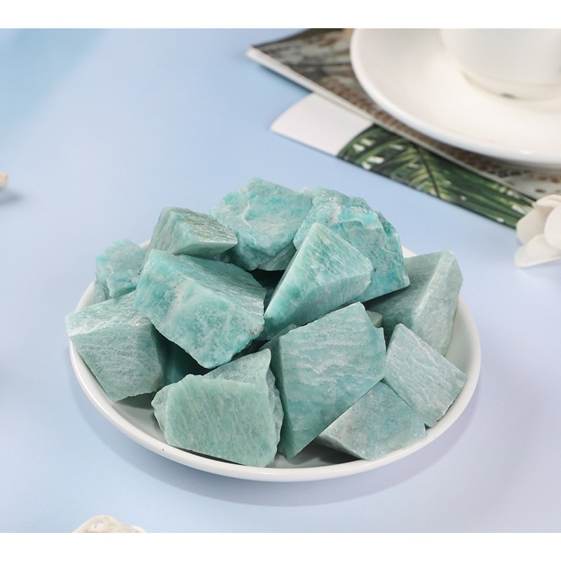 [水晶專賣24h出貨] 天然礦採 天河石 希望之石 擴香石 水晶擴香 水晶香薰石 精油擴香 水晶 能量石 風水-細節圖3