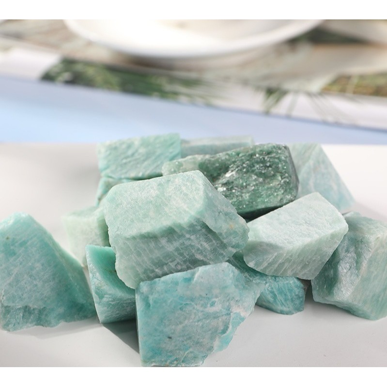 [水晶專賣24h出貨] 天然礦採 天河石 希望之石 擴香石 水晶擴香 水晶香薰石 精油擴香 水晶 能量石 風水-細節圖4