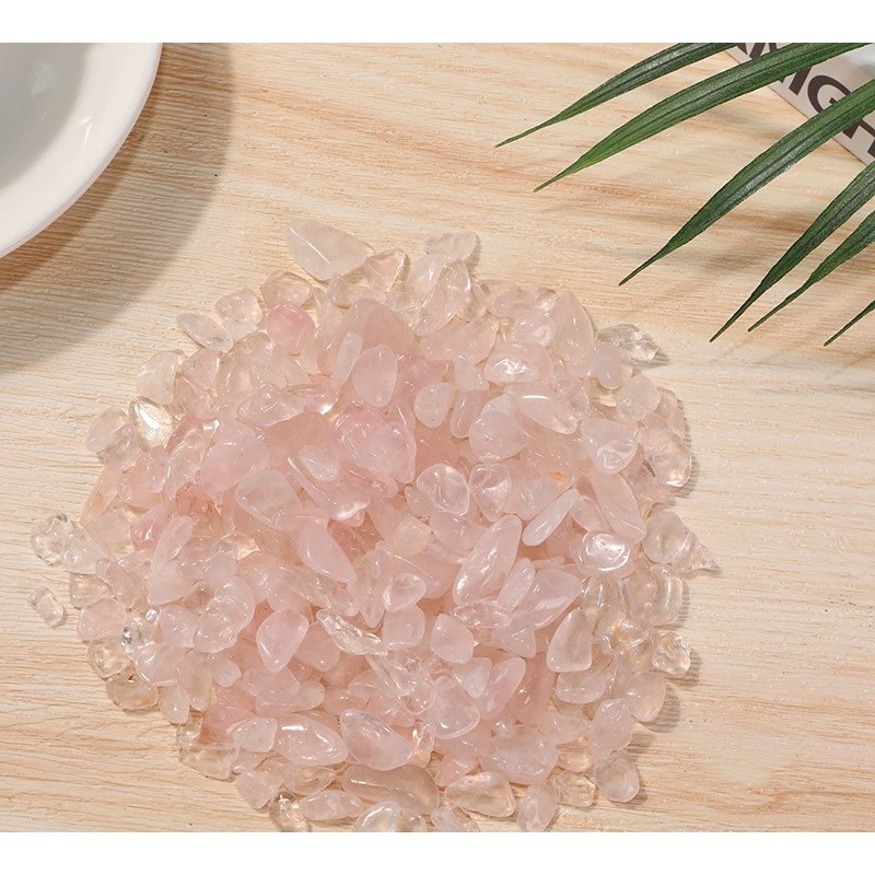 [水晶專賣24h出貨] 天然礦採 水晶碎石 粉水晶 魚缸花盆造景石 消磁石 水晶擴香 水晶 能量石 風水-細節圖3