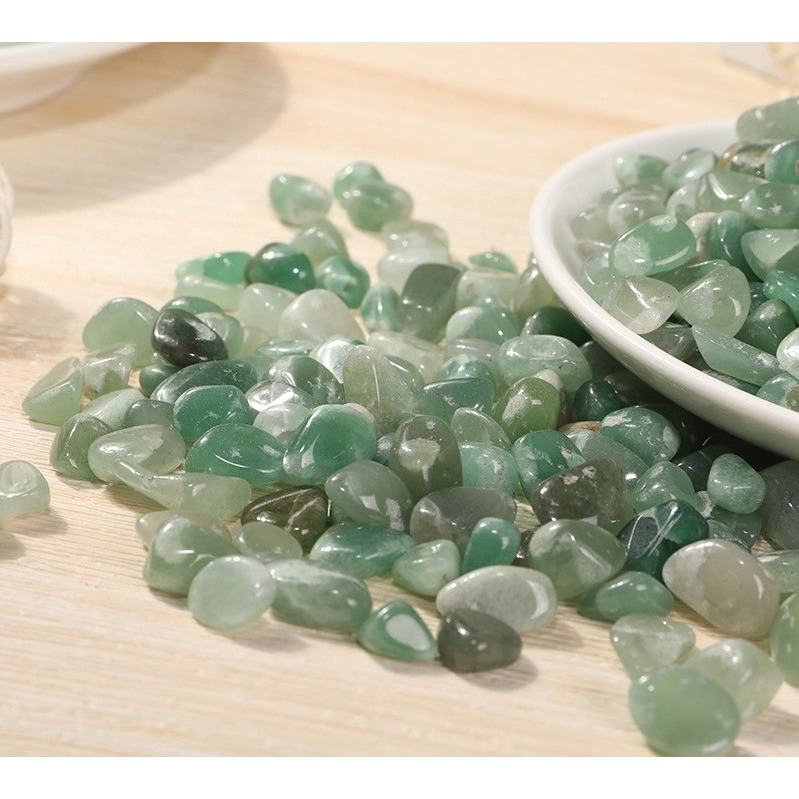 [水晶專賣24h出貨] 天然礦採 水晶碎石 綠東陵 魚缸花盆造景石 消磁石 水晶擴香 水晶 能量石 風水-細節圖3