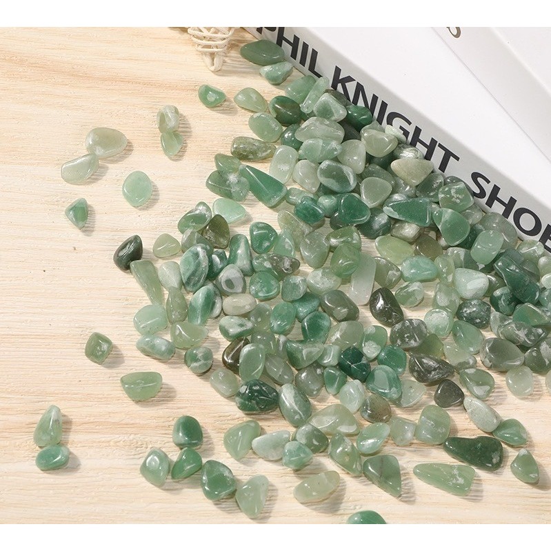 [水晶專賣24h出貨] 天然礦採 水晶碎石 綠東陵 魚缸花盆造景石 消磁石 水晶擴香 水晶 能量石 風水-細節圖4