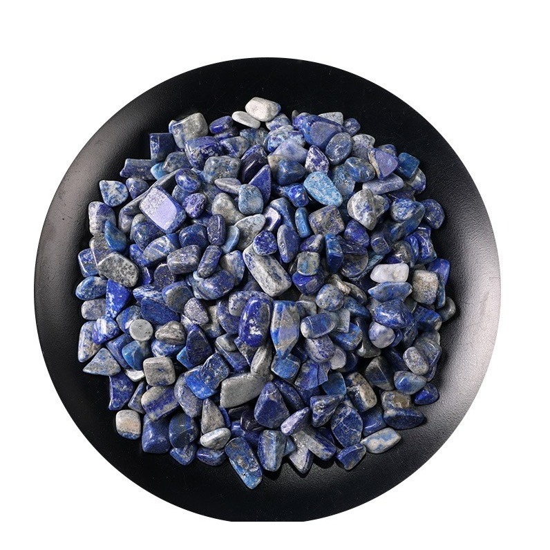 [水晶專賣24h出貨] 天然礦採 水晶碎石 青金石 魚缸花盆造景石 消磁石 水晶擴香 水晶 能量石 風水-細節圖5