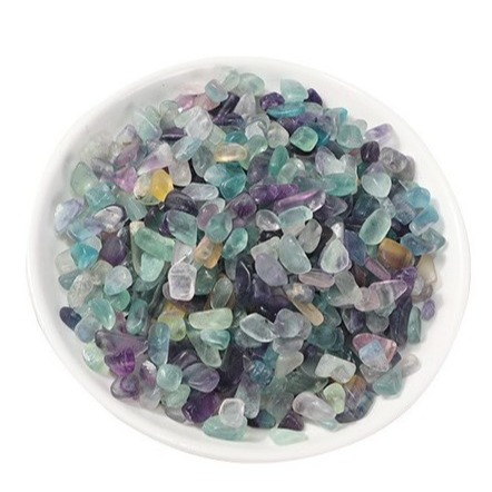 [水晶專賣24h出貨] 天然礦採 水晶碎石 彩螢石 魚缸花盆造景石 消磁石 水晶擴香 水晶 能量石 風水-細節圖5