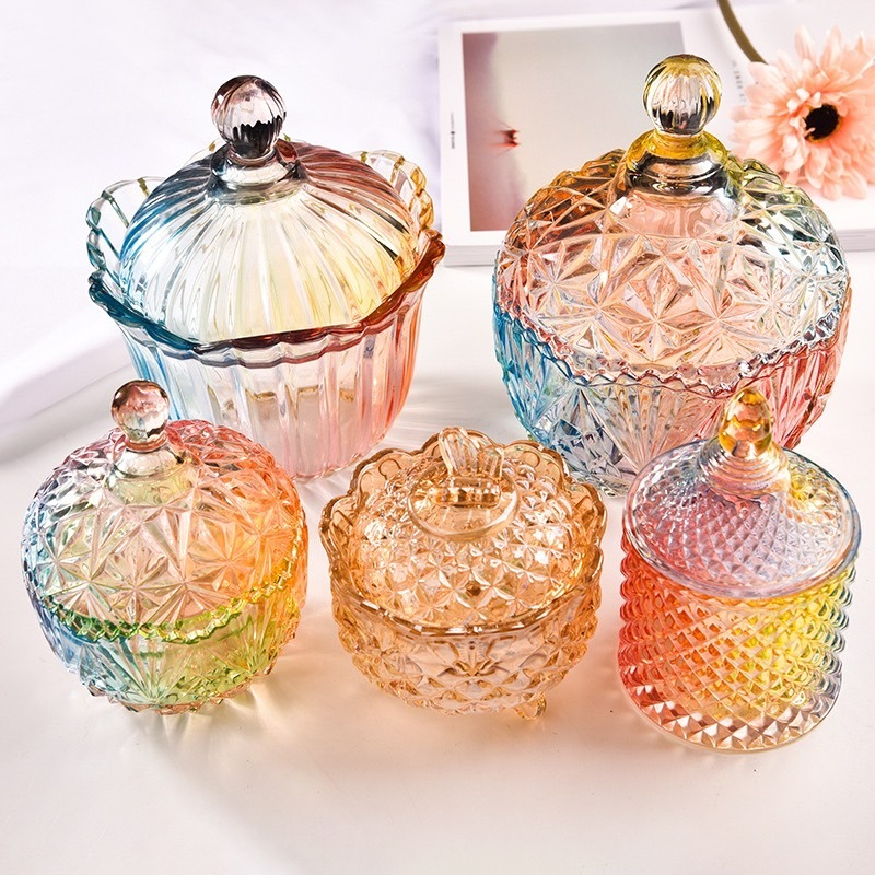 [水晶專賣24h出貨] 水晶消磁碗 透明玻璃罐 水晶收納盒 玻璃碗 淨化器皿 糖果盅 消磁石 擺飾-細節圖6