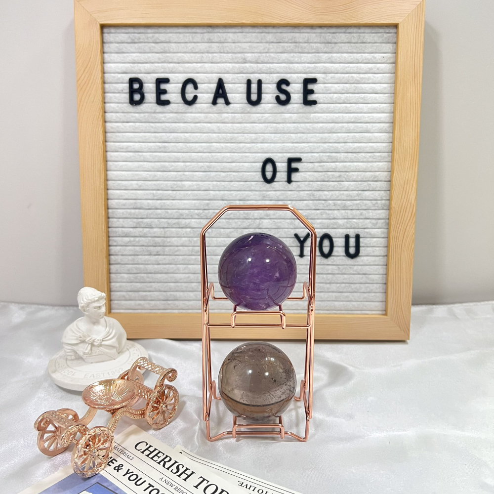 [水晶專賣24h出貨] 天然水晶 4CM 水晶球 擺件 無孔圓珠 圓球 天然珠子  水晶 玉石 風水擺飾 生日禮物-細節圖2