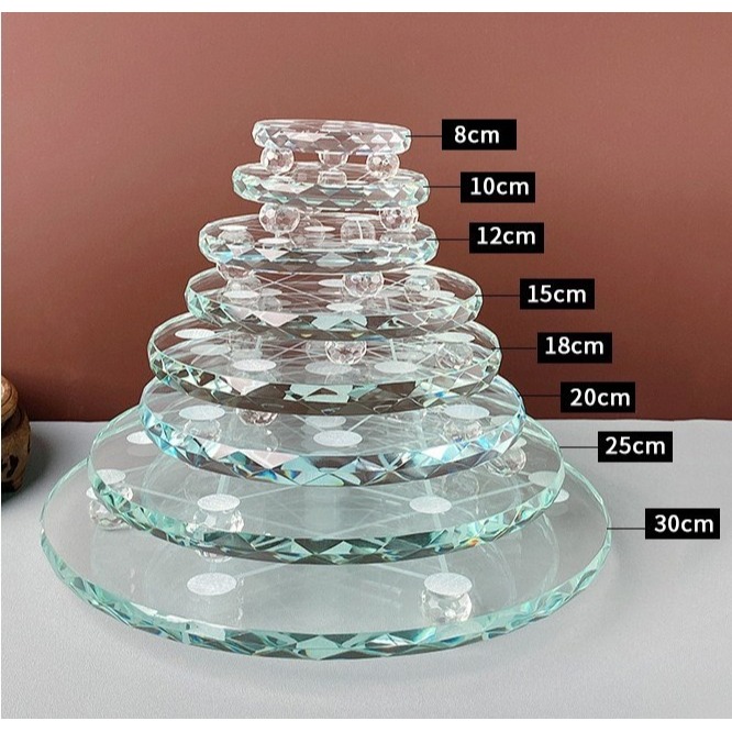 [水晶專賣24h出貨] 水晶七星盤 七星陣底座 K9水晶 水晶球 配件 家居裝飾 招財水晶柱 支架擺件 水晶-細節圖5