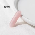 5.六角柱兩頭尖:粉水晶/個