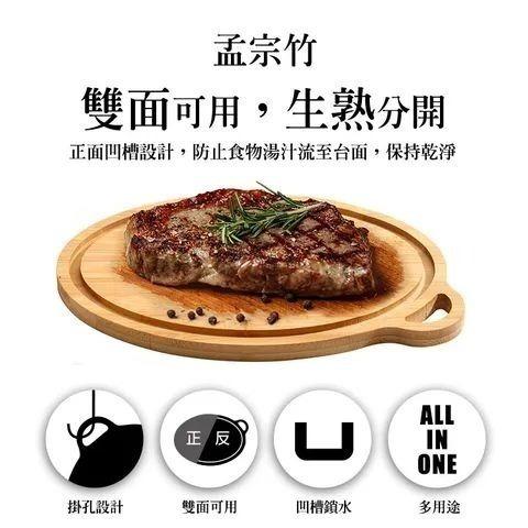 盒損出清（全新）大容量 掌廚可樂膳 耐熱玻璃烤盤 2300ML(附孟宗竹砧板)-細節圖4