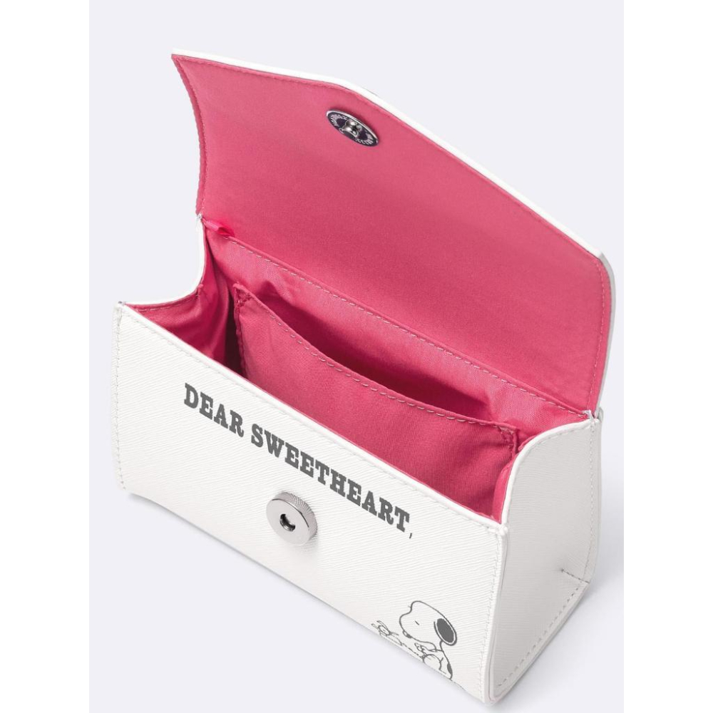 史努比 花生漫畫 Snoopy 信封包 Peanuts / 史努比與查理布朗 心型小包 Peanuts-細節圖2