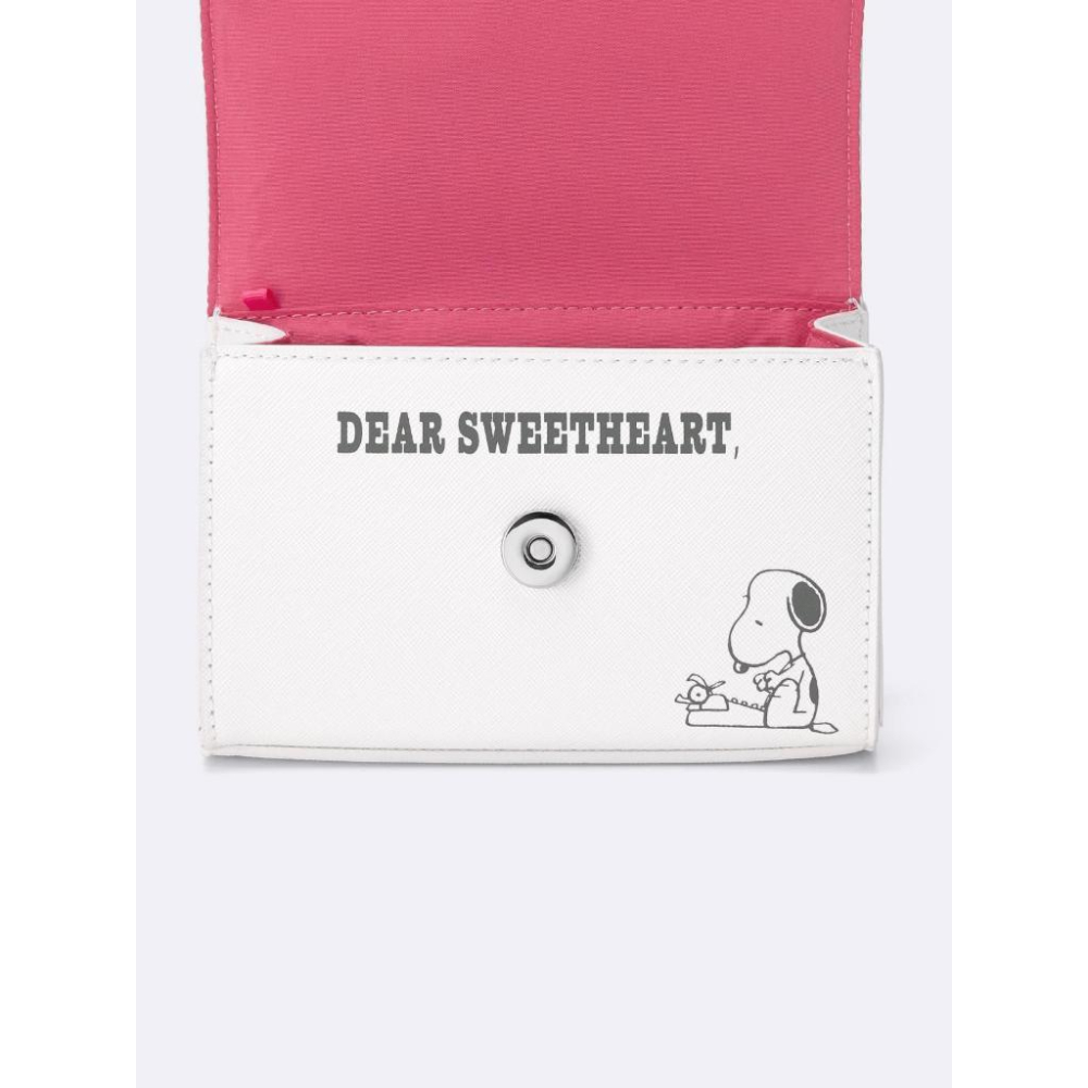 史努比 花生漫畫 Snoopy 信封包 Peanuts / 史努比與查理布朗 心型小包 Peanuts-細節圖3