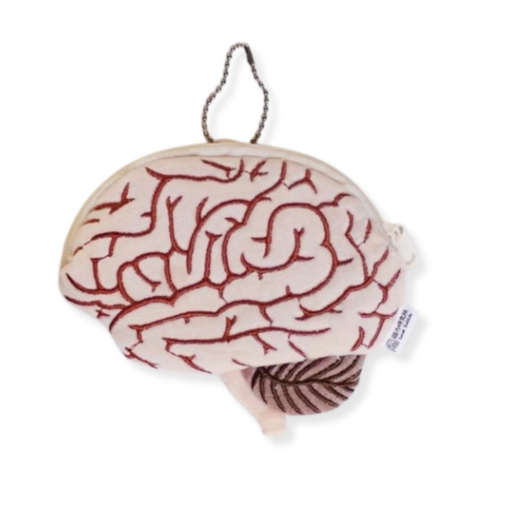 「缺什麼補什麼?!」 大腦 / 肝臟 / 心臟 / 腎臟 零錢包 毛絨包 腦力研究所 大腦 錢包  / 護士 醫生-細節圖2