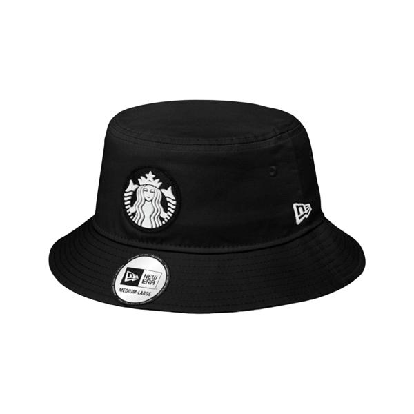 星巴克 x NEW ERA 漁夫帽 黑/米-細節圖2