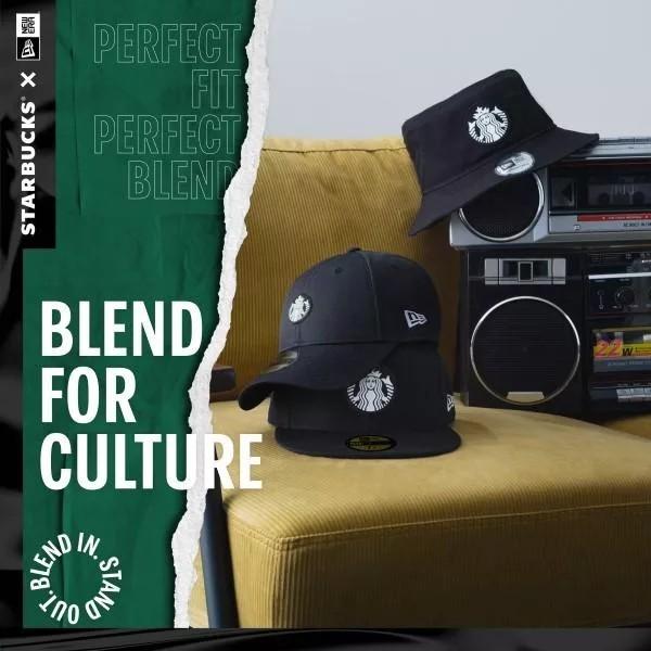 星巴克 x NEW ERA 漁夫帽 黑/米-細節圖4