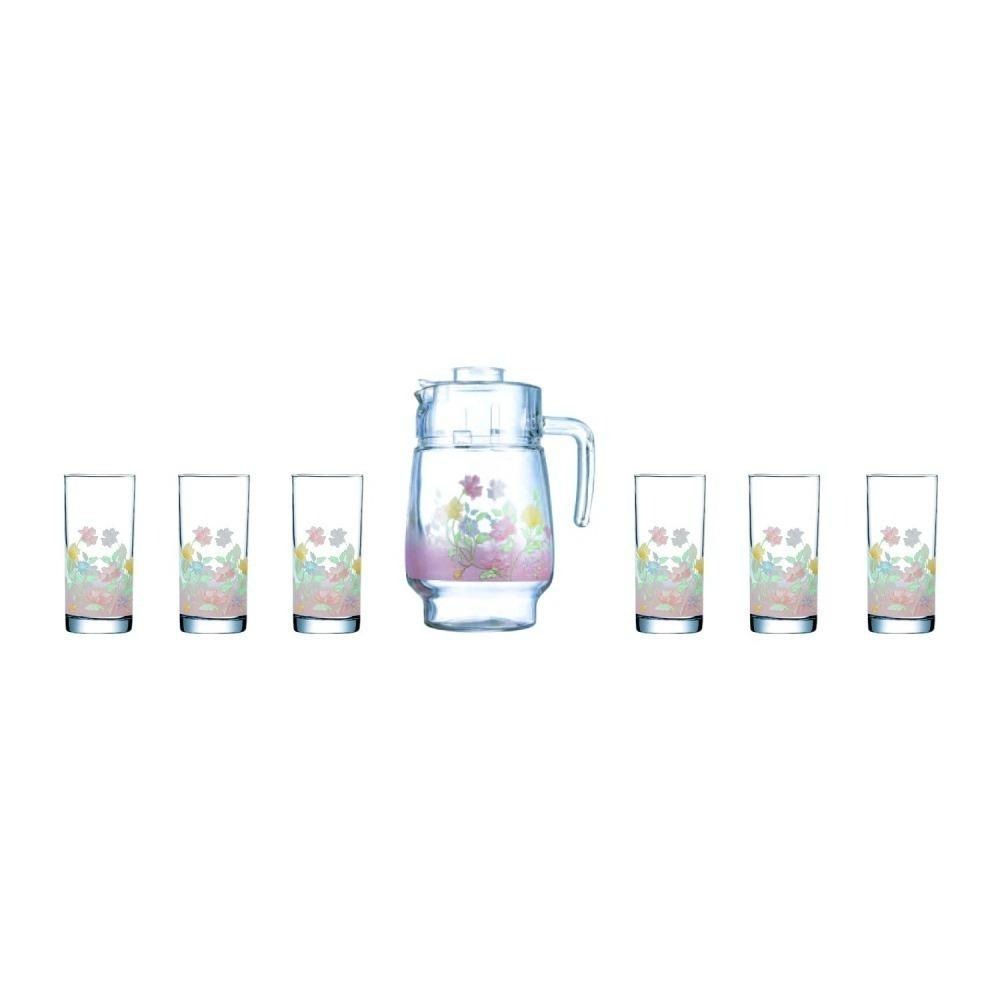 復古風Luminarc 玻璃冷水壺(1600cc)+玻璃杯7件組-細節圖3