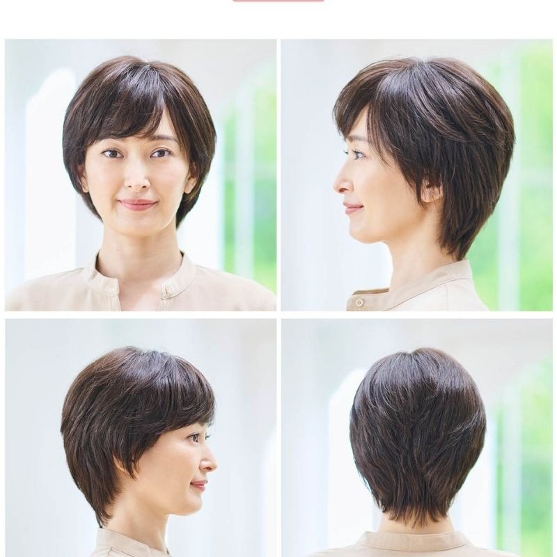 醫療假髮｜假髮.化療假髮｜媽媽髮型 短髮款式｜親膚內裡化療適用 ｜透氣防滑 柔軟親膚 ｜A01-細節圖7