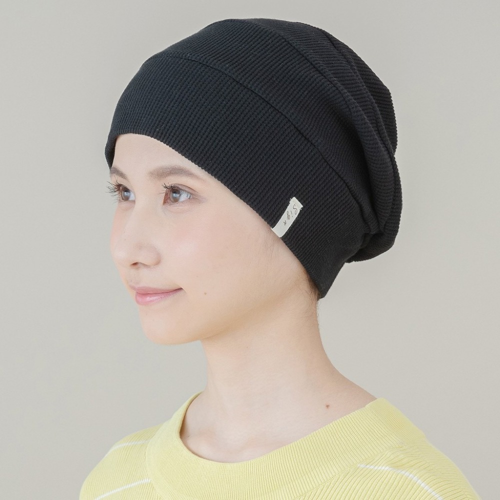 日本進口有機棉針織帽｜包頭帽.化療帽｜NOC認證 親膚透氣 敏感肌適用-細節圖5