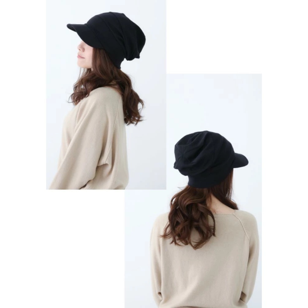 遮陽抗UV｜日本進口有機棉針織帽｜NOC認證 親膚透氣 敏感肌適用｜遮陽帽-細節圖3