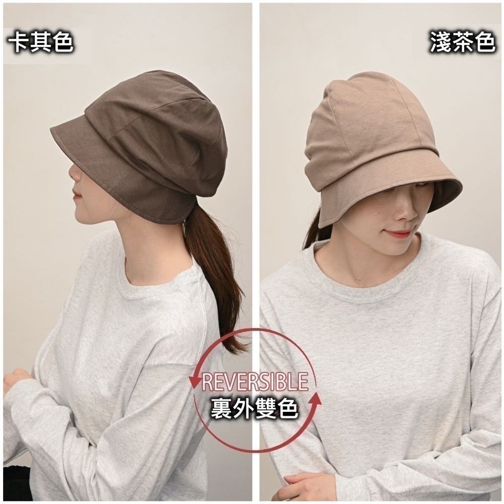 內外雙色變換｜四季適用 遮陽帽｜防曬透氣 折疊便攜｜男女通用 戶外必備｜防曬抗UV 透氣輕盈 休閒時尚款-細節圖7