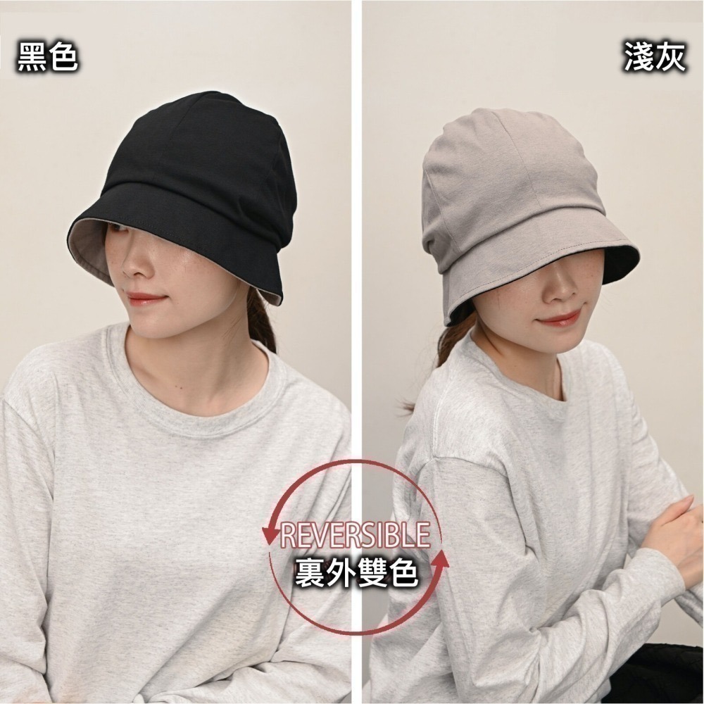 內外雙色變換｜四季適用 遮陽帽｜防曬透氣 折疊便攜｜男女通用 戶外必備｜防曬抗UV 透氣輕盈 休閒時尚款-細節圖8