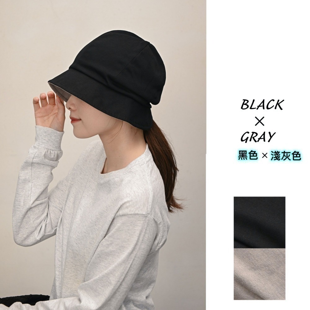 內外雙色變換｜四季適用 遮陽帽｜防曬透氣 折疊便攜｜男女通用 戶外必備｜防曬抗UV 透氣輕盈 休閒時尚款-細節圖9