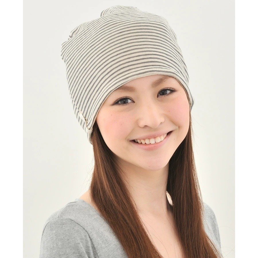 日本製有機棉針織帽｜包頭帽.化療帽｜NOC認證 親膚透氣 敏感肌適用-細節圖4