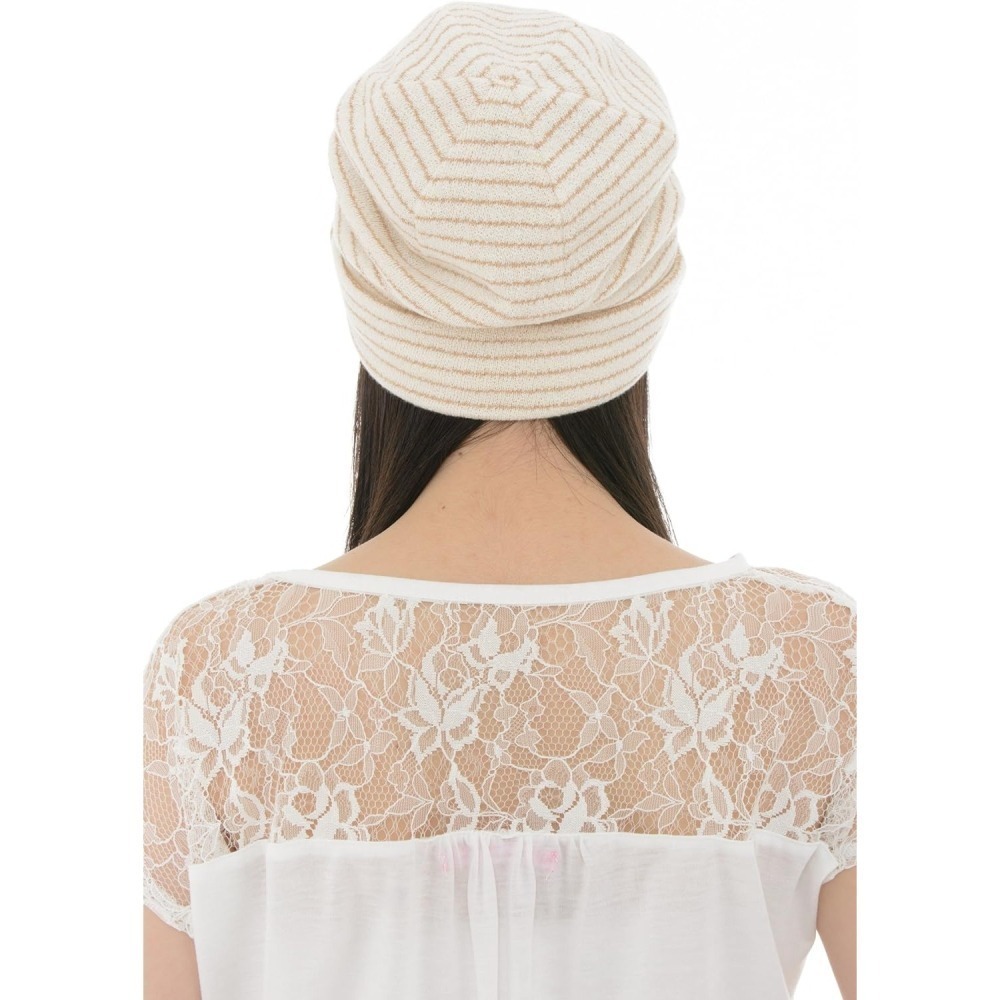 日本製 100%有機棉針織帽｜包頭帽.化療帽｜NOC認證 親膚舒適 適合敏感肌-細節圖5