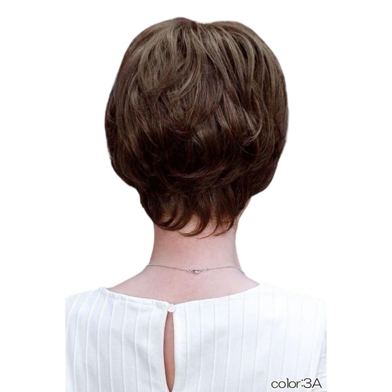 大範圍遮白髮片｜瀏海手工+I型人工頭皮 ｜補髮量.遮白髮｜假髮片 .女髮片.頭頂補髮片｜日本進口-細節圖3