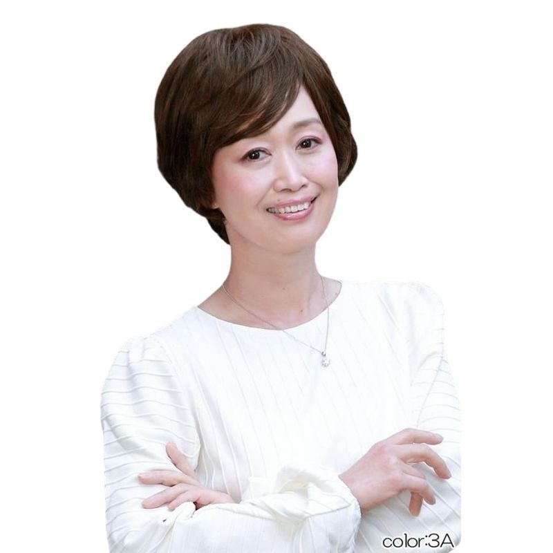 大範圍遮白髮片｜瀏海手工+I型人工頭皮 ｜補髮量.遮白髮｜假髮片 .女髮片.頭頂補髮片｜日本進口-細節圖5