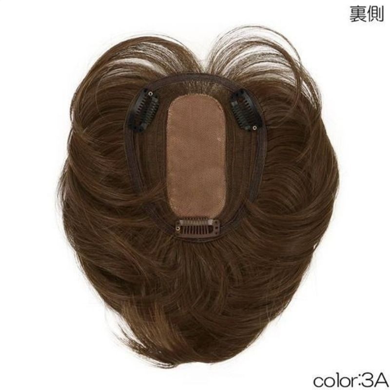 大範圍遮白髮片｜瀏海手工+I型人工頭皮 ｜補髮量.遮白髮｜假髮片 .女髮片.頭頂補髮片｜日本進口-細節圖11