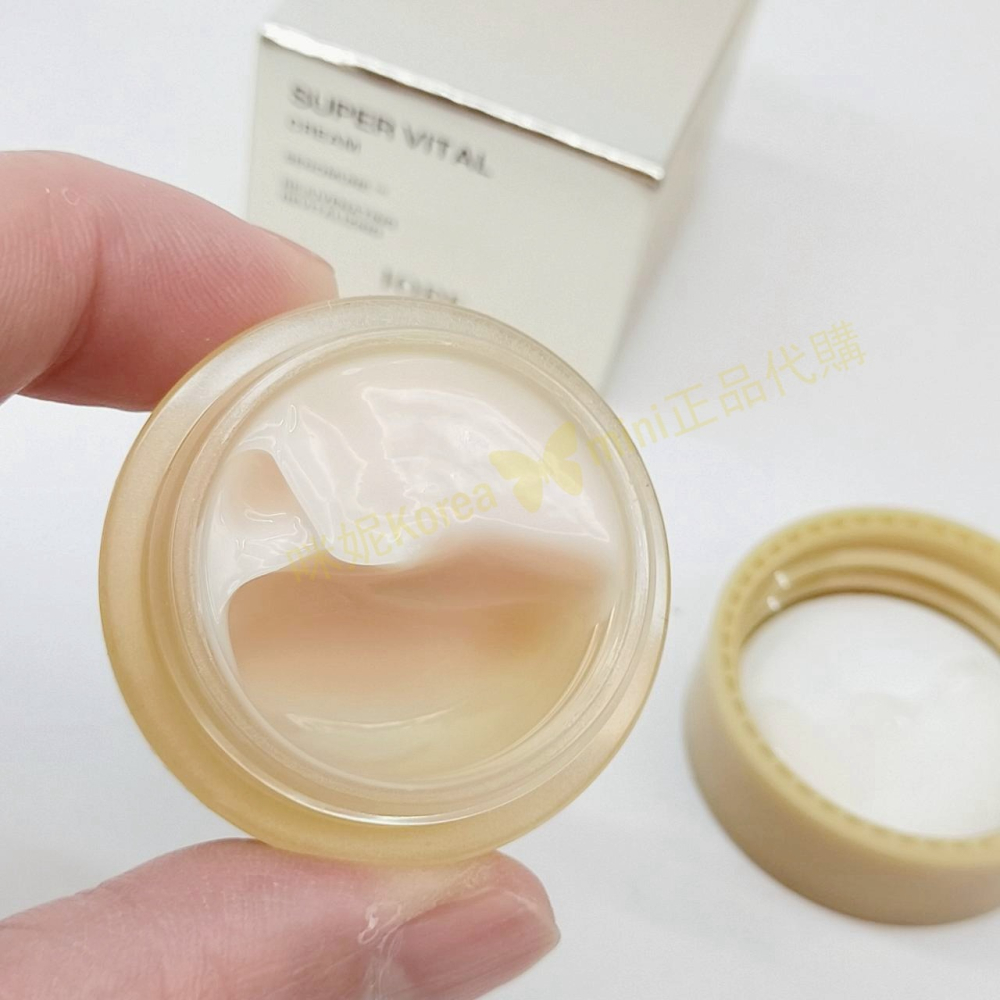 mini♥️咪妮♥️ IOPE 全新升級 黃金賦活緊顏抗老面霜 5ml 倍潤款 14ml 超級活力霜 抗衰老 黃金面霜-細節圖4