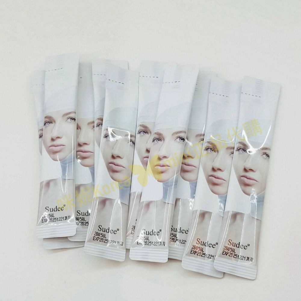 mini♥️咪妮♥️韓國 Sudee 白色繃帶睡眠面膜 4ml 緊緻 抗老 亮白 保濕 暗沉 夜間修護 熬夜肌 5包-細節圖4