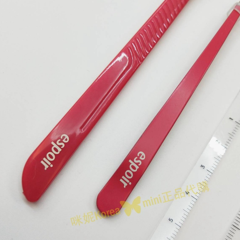 mini♥️咪妮♥️espoir 不鏽鋼 眉毛工具三件組【畫眉平衡尺+安全修眉刀+夾毛器】-細節圖6
