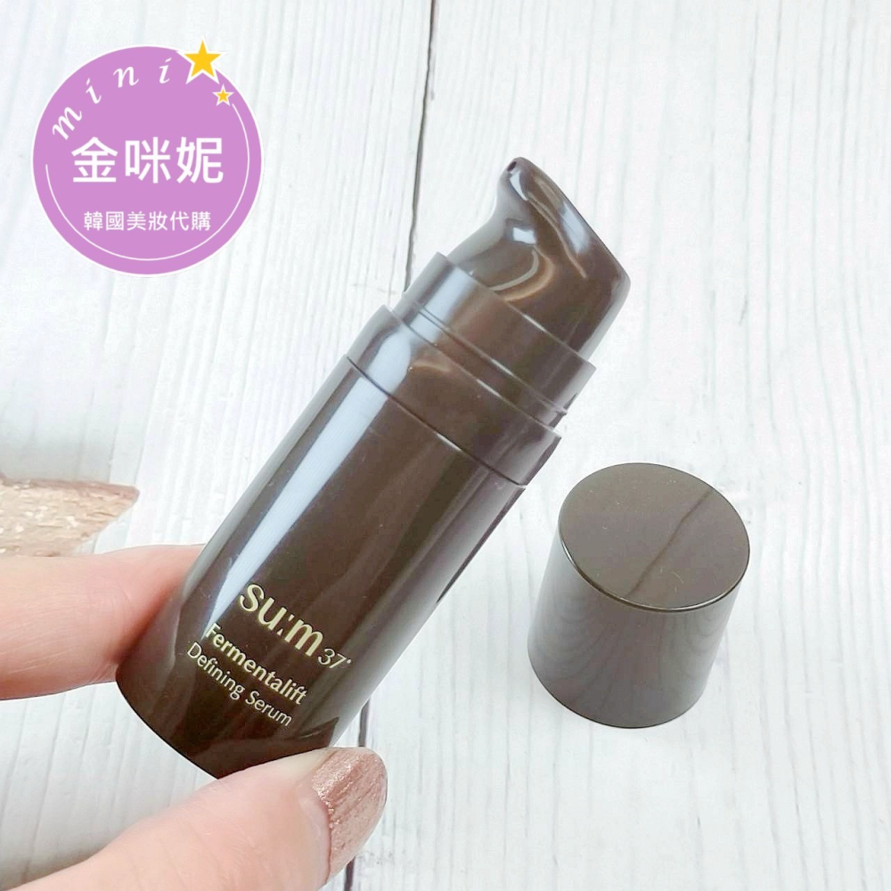 mini♥️咪妮♥️SU:M37°甦秘呼吸 黑茶V肽彈力緊緻系列 精華10ml /眼霜10ml /面霜10ml-細節圖4
