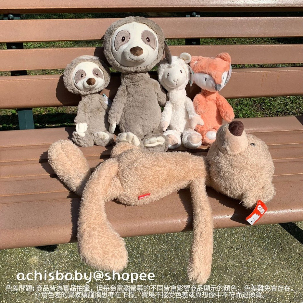 GUND Baby Toothpick 樹懶 棉羊 泰廸熊 絨毛玩具 牙籤系列 彌月禮 新生兒-細節圖2