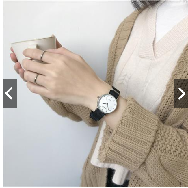 小而美-考試專用帆布手表女款學生韓版簡約復古英倫風初高中生ins學院風-細節圖5