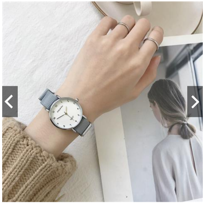 小而美-考試專用帆布手表女款學生韓版簡約復古英倫風初高中生ins學院風-細節圖6