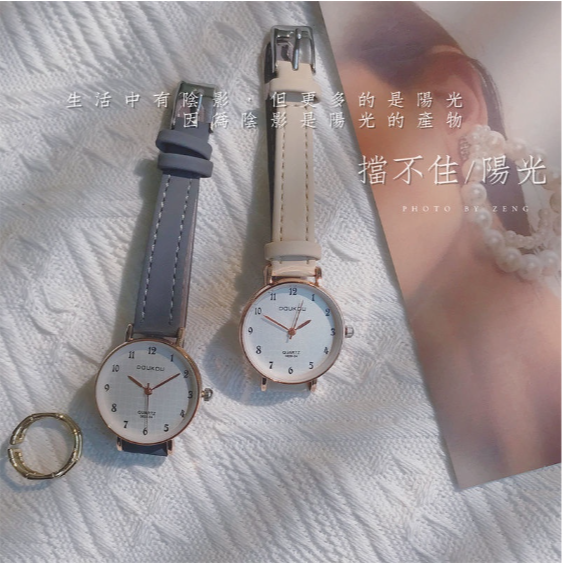 小而美-手表女款學生簡約氣質初高中女生韓版簡約復古ins小眾森系學院風-細節圖2